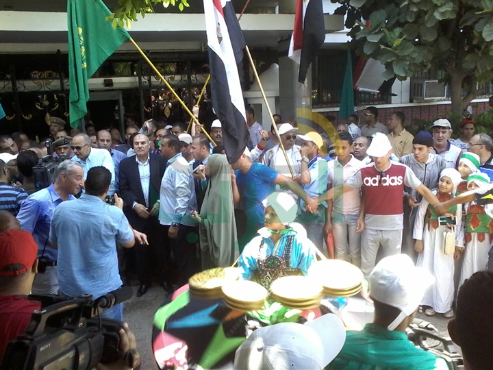 بالصور.. محافظ القليوبية يشارك احتفال المحافظة بذكرى ثورة 30 يونيو