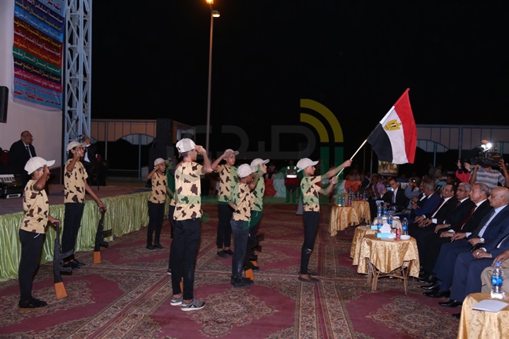 الهجان يشهد احتفال محافظة قنا بالذكرى الرابعة لثورة 30يونيو