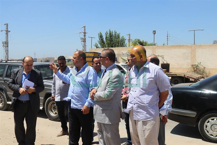 بالفيديو والصور.. محافظ كفرالشيخ يتابع أعمال إنشاء شونة المرور الجديدة