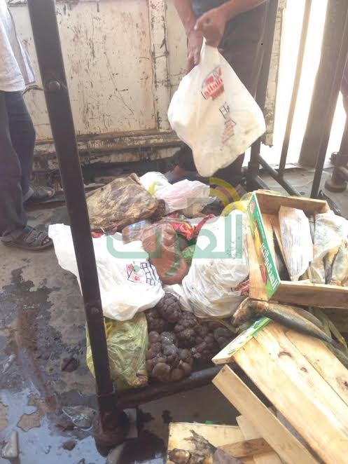 إعدام طن سلع غذائية منتهية الصلاحية بشبرا الخيمة