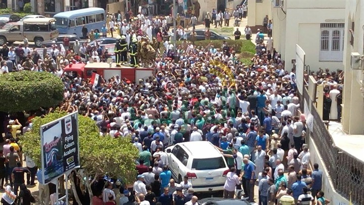 محافظة الشرقية تودع اثنين من شهداء الواجب الوطنى بسيناء