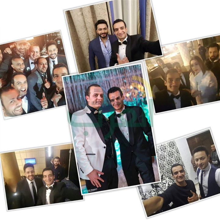بالصور.. تامر وحماقى وهلال وبوسى يشعلون حفل زفاف محمد و دينا بالصور.. تامر وحماقى وهلال وبوسى يشعلون حفل زفاف محمد و دينا