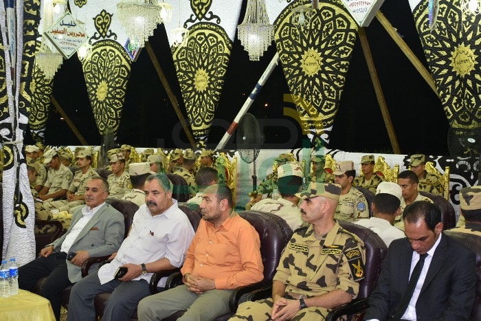 وزير التنمية المحلية ومحافظ الشرقية ورجال الدين الإسلامي والمسيحي والقيادات العسكرية  يشاركون في  تأبين المقدم أركان حرب أحمد صابر المنسي شهيد الواجب والوطن