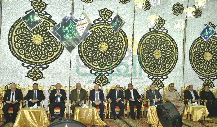 وزير التنمية المحلية ومحافظ الشرقية ورجال الدين الإسلامي والمسيحي والقيادات العسكرية  يشاركون في  تأبين المقدم أركان حرب أحمد صابر المنسي شهيد الواجب والوطن