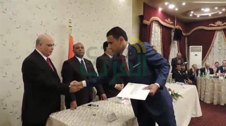 بالصور.. مساعد الوزير يكرم معاون مباحث مركز بيلا بكفر الشيخ