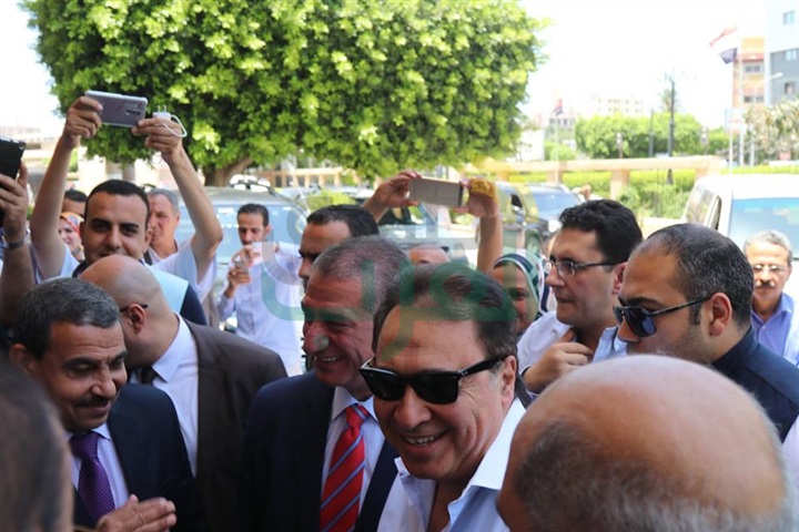 بالصور.. محافظ كفر الشيخ يستقبل وزير الصحة