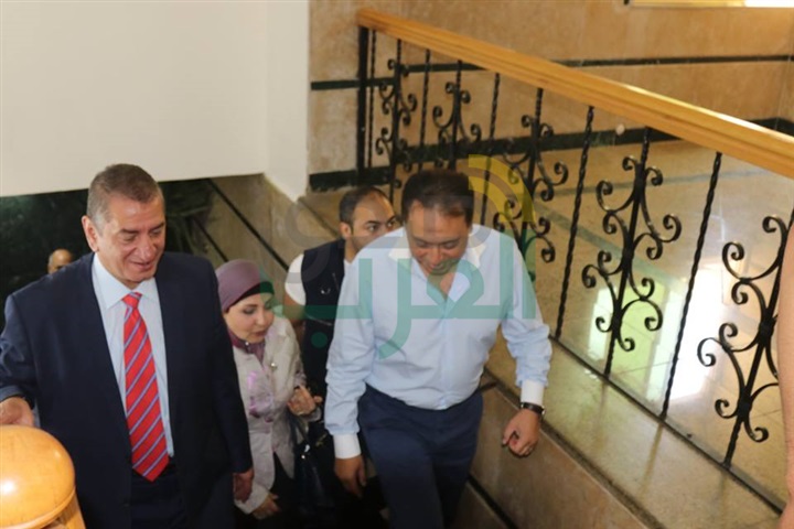 بالصور.. محافظ كفر الشيخ يستقبل وزير الصحة