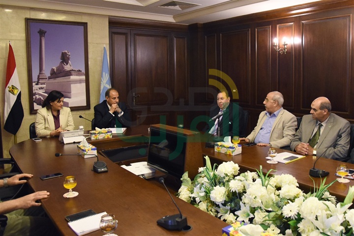 نائب وزير الزراعة تلتقي محافظ الإسكندرية لبحث تطوير بحيرة مريوط