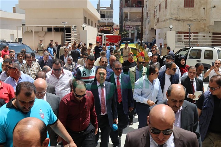 بالصور.. وزير الصحة: تزويد مستشفي سيدي غازي بأحدث جهاز أشعة مقطعية