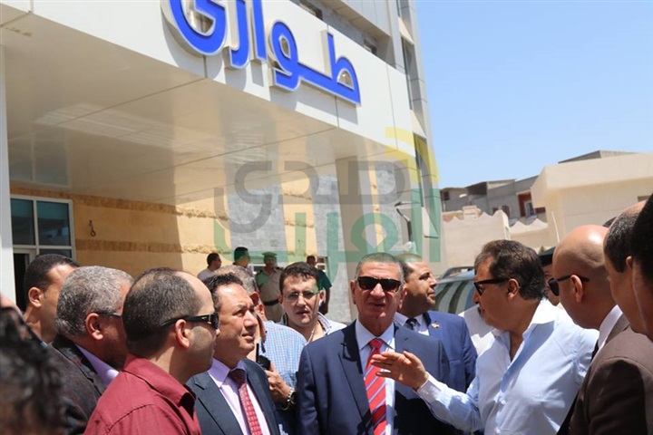 بالصور.. وزير الصحة: تزويد مستشفي سيدي غازي بأحدث جهاز أشعة مقطعية