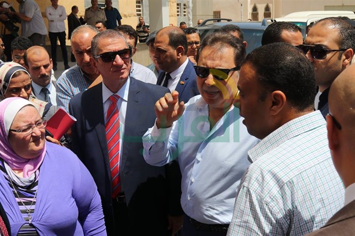 بالصور.. وزير الصحة: تزويد مستشفي سيدي غازي بأحدث جهاز أشعة مقطعية