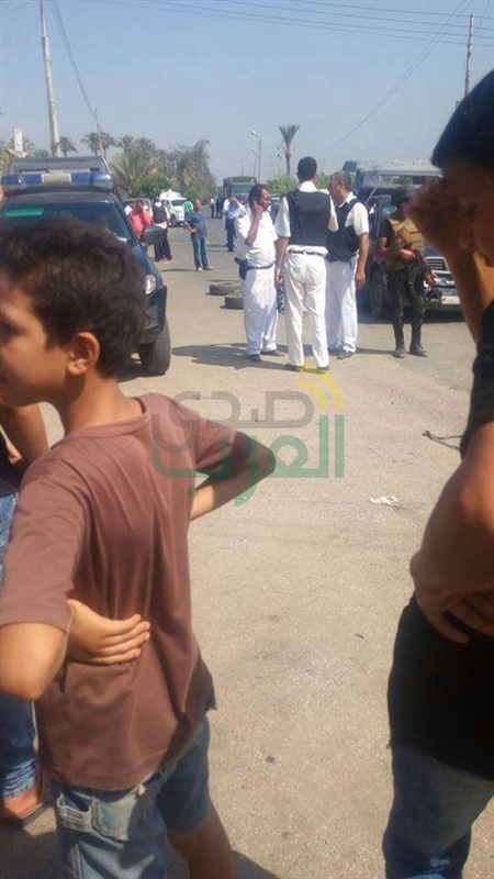 ننشر صور موقع الهجوم الإرهابي على كمين البدرشين