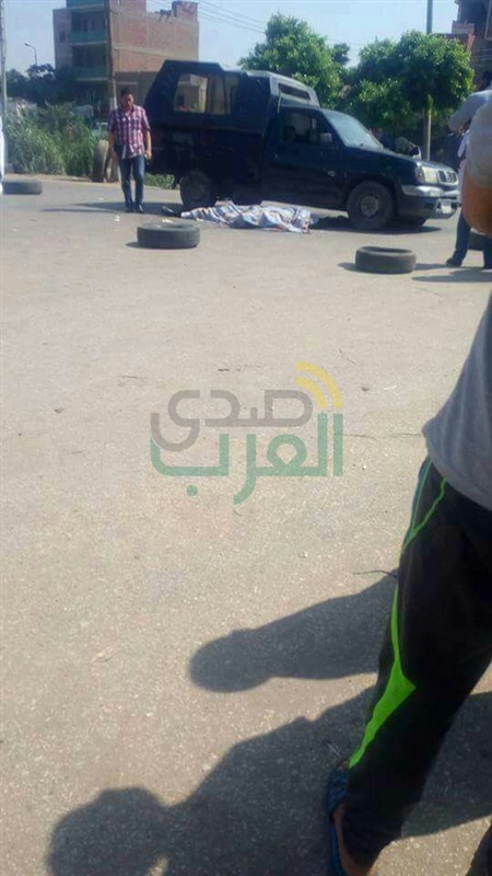 ننشر صور موقع الهجوم الإرهابي على كمين البدرشين