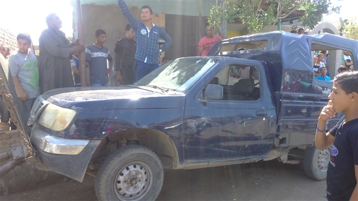 بالصور.. التفاصيل الكاملة للهجوم الإرهابي على سيارة شرطة بالبدرشين 