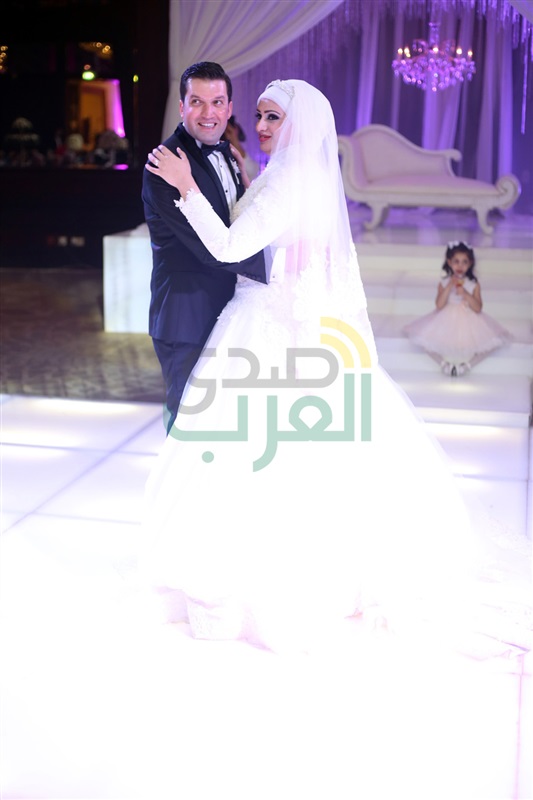 بالصور.. دياب وأمينة وماريس يشعلون حفل زفاف "سامح ومنى"