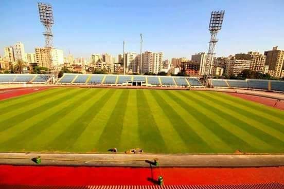 وزير الشباب و الرياضة يتفقد استاد الأسكندرية تمهيدا لإفتتاحه فى 23 يوليو