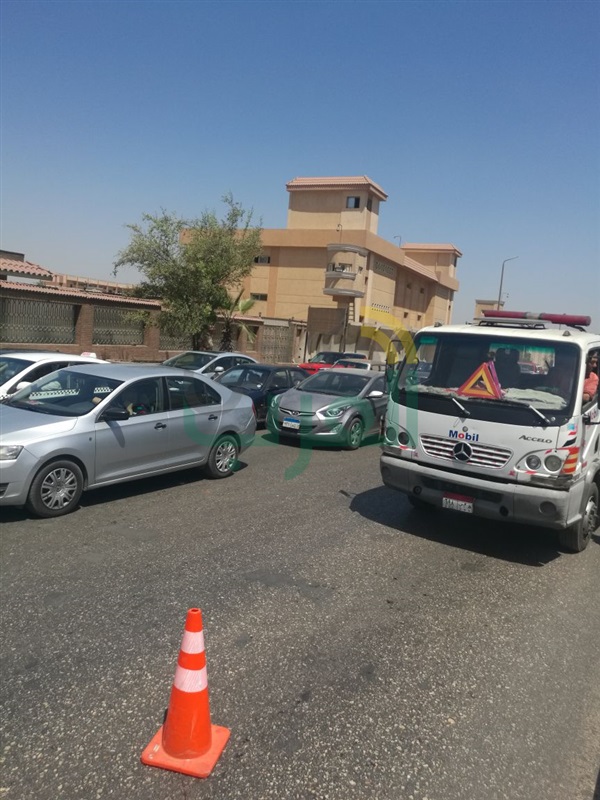 كثافات مرورية بمحاور وميادين القاهرة