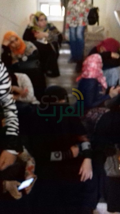 بالصور.. اعتصام 20 ممرضة بمديرية صحة كفرالشيخ 