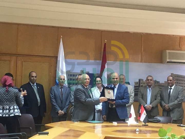 بالصور.. اتفاقية تعاون مشترك بين جامعتي كفرالشيخ والمصرية اليابانية