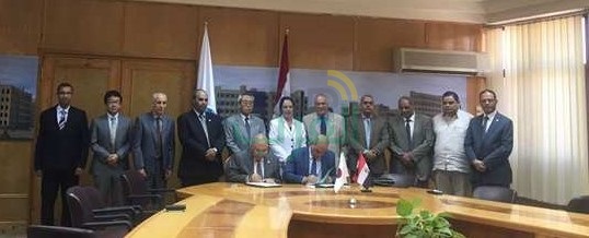بالصور.. اتفاقية تعاون مشترك بين جامعتي كفرالشيخ والمصرية اليابانية