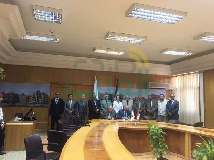 بالصور.. اتفاقية تعاون مشترك بين جامعتي كفرالشيخ والمصرية اليابانية