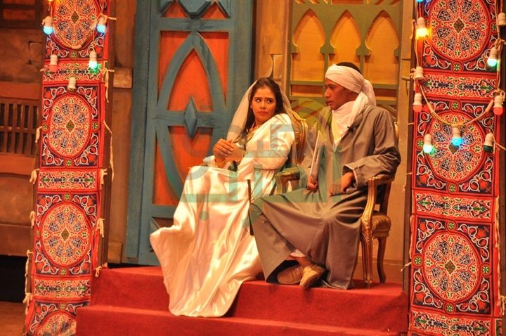 بالصور.. سمير غانم ولوسي في عرض "أهلا رمضان"