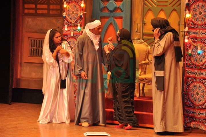 بالصور.. سمير غانم ولوسي في عرض "أهلا رمضان"