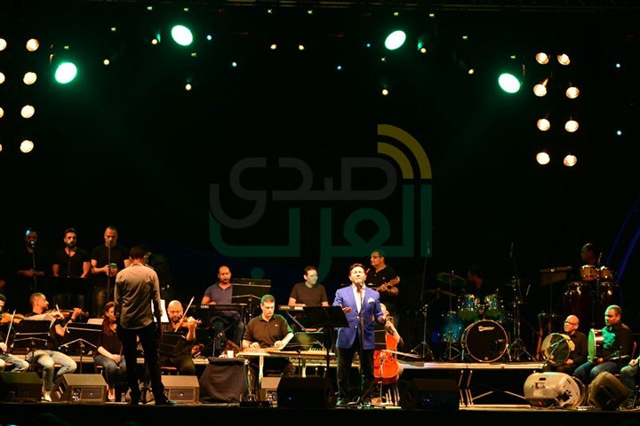 بالصور.. هاني شاكر يتألق في حفل مكتبة الإسكندرية