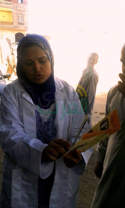 لجان بيطرية مشتركة بقرى مركز ديرب نجم بالشرقية للتحصين ضد مرض الحمى القلاعية