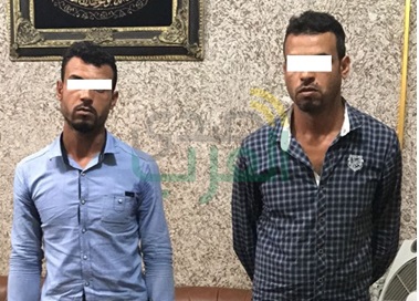 بالصور.. ضبط المتهمين بالتعدي على بائعة سجائر