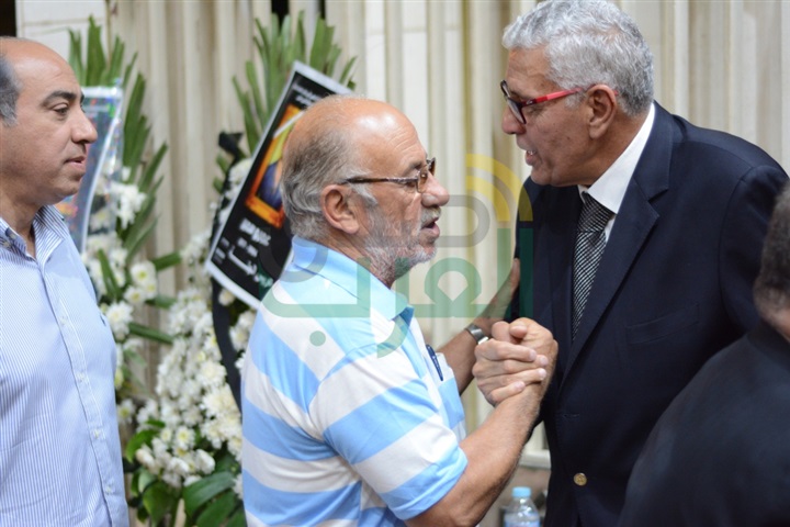 ‎بالصور.. بدء عزاء الإعلامى والفنان الشاب عمرو سمير بمسجد الحامديه الشاذليه