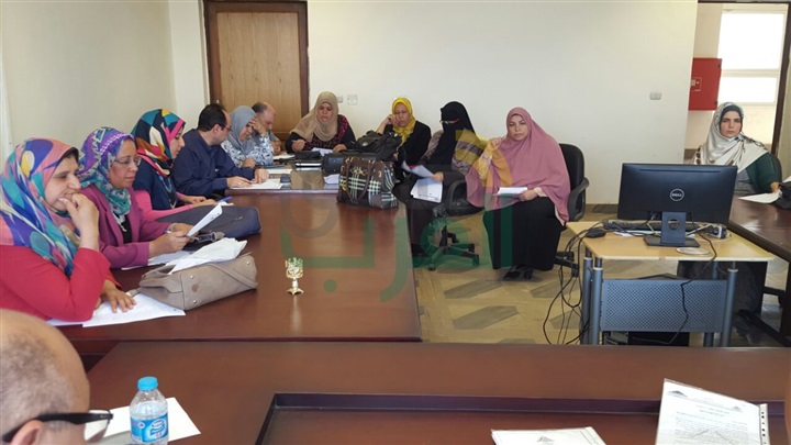 اجتماع المكتب التنفيذي لوحدة التخطيط الاستراتيجي لجامعة بنها