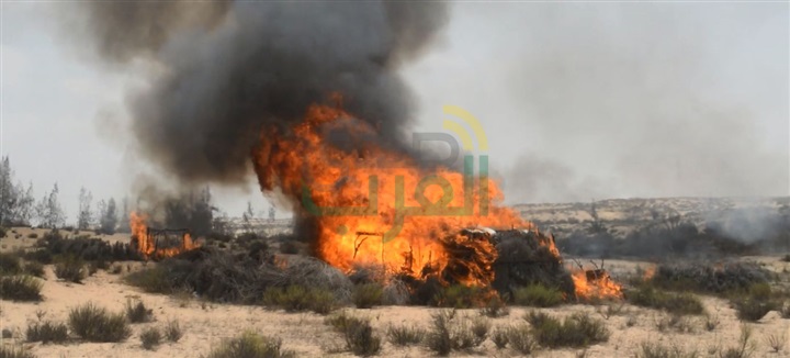 بالصور.. القوات المسلحة تصفي تكفيريًا وتدمر 14 عبوة ناسفة بسيناء