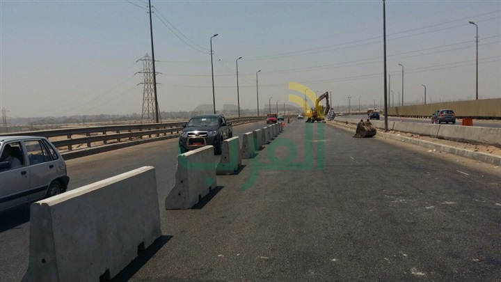 بالصور.. تصادم أتوبيس وميني باص بالاتوتوستراد