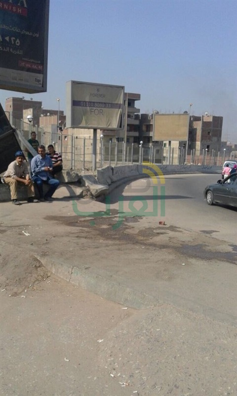 بالصور.. إزالة الإشغالات أعلى الطريق الدائري