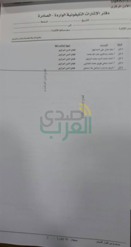 ننشر بالأسماء حركة التنقلات بقطاعي الأمن المركزي وقوات الأمن