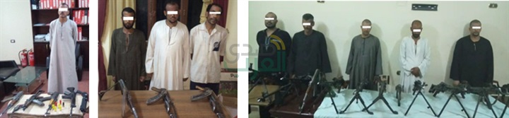  بالصور.. الداخلية تدك حصون الإجرام بقنا وتضبط 337 قطعة سلاح و100 كيلو بانجو  