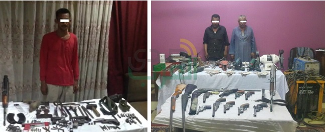  بالصور.. الداخلية تدك حصون الإجرام بقنا وتضبط 337 قطعة سلاح و100 كيلو بانجو  