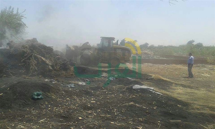 حملة لإزالة مكامير الفحم بأبو زعبل