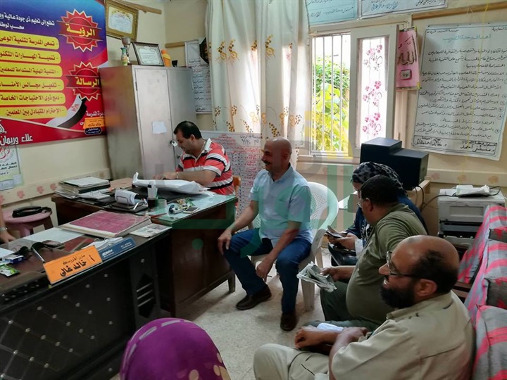 بالصور والتفاصيل.. إنهاء أزمة 476 طالبًا بالثانوية العامة في بيلا بكفر الشيخ