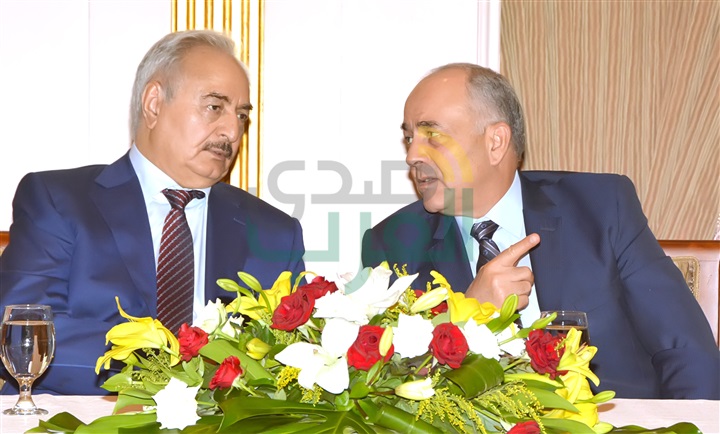 الفريق محمود حجازى يلتقى بالمشير خليفة حفتر