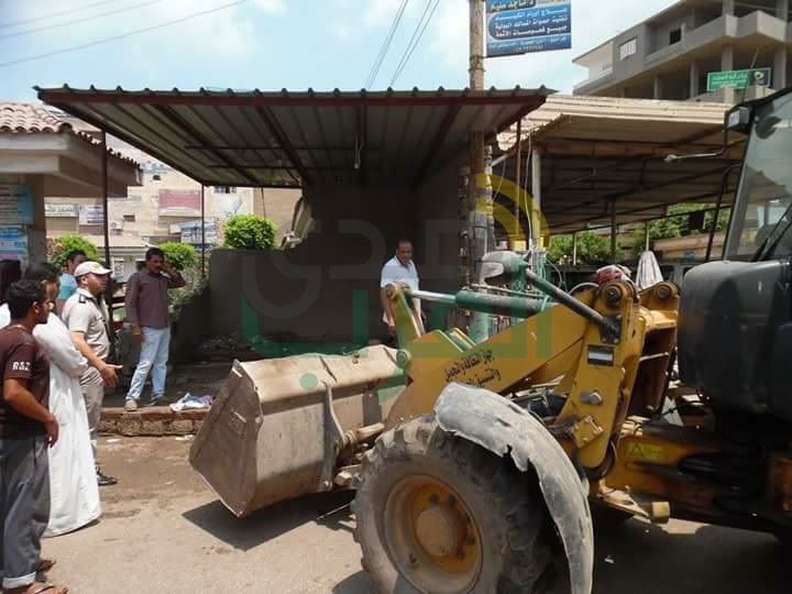 بالصور.. رئيس الحامول تقود حملة لإزالة التعديات علي الأراضي الزراعية