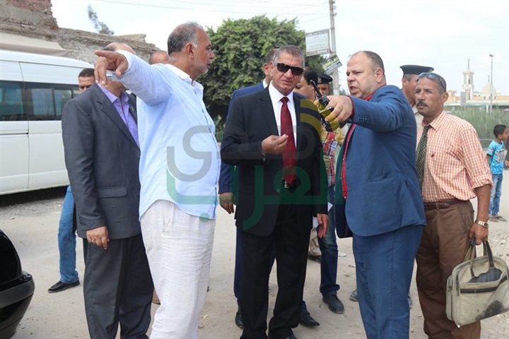 بالصور.. محافظ كفر الشيخ يتابع أعمال افتتاح المحور الجديد بشرق المدينة