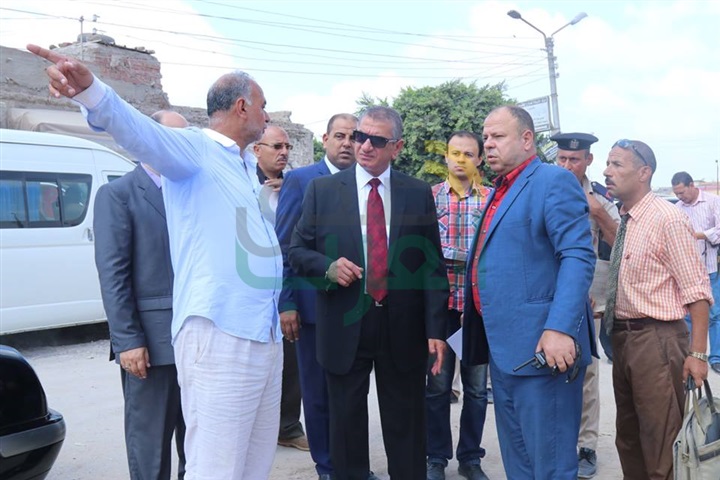 بالصور.. محافظ كفر الشيخ يتابع أعمال افتتاح المحور الجديد بشرق المدينة