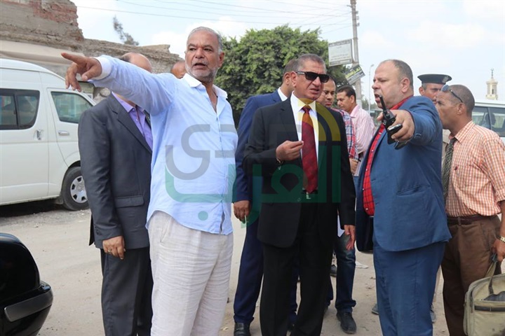 بالصور.. محافظ كفر الشيخ يتابع أعمال افتتاح المحور الجديد بشرق المدينة