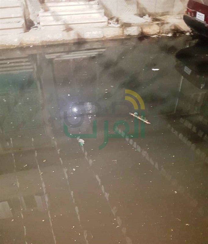 بالصور.. مياه الصرف الصحى تغرق منطقة الشئون بقنا