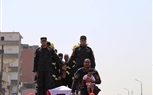 تداول صور مؤثرة من الجنازة العسكرية لشهيد الشرطة قائد كتيبة الدعم بقنا