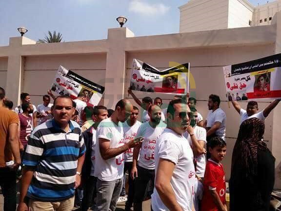 بالصور.. وصول المتهمين بقتل "عروس بنها" إلى محكمة الجنايات