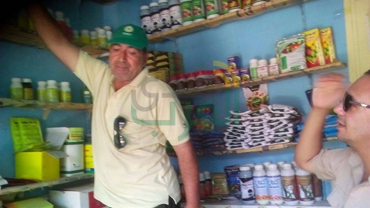 ضبط ثلاث محلات مخالفة تقوم بالاتجار بالمخصبات الزراعية بدون ترخيص