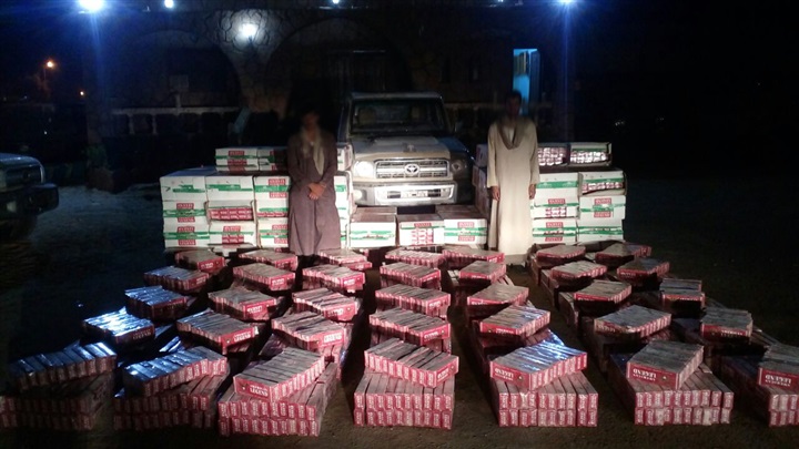 بالصور.. "حرس الحدود" تضبط 263 قطعة سلاح.. و31 ألف كجم بانجو